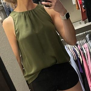 Olive green blouse